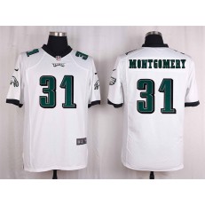 Philadelphia Eagles #31 Wilbert Montgomery White Men Nike NFL Game Jersey