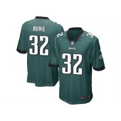 Philadelphia Eagles #32 Eric Rowe Midnight Green Stitched NFL Reited Player Nike Game Men Jersey