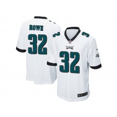 Philadelphia Eagles #32 Eric Rowe White Stitched NFL Reited Player Nike Game Men Jersey
