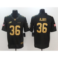 Philadelphia Eagles #36 Jay Ajayi Anthracite Gold Limited Men Nike NFL Jersey