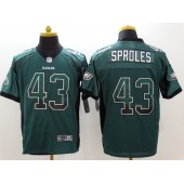 Philadelphia Eagles #43 Darren Sproles Green Drift Fashion NFL Nike Elite Men Jersey