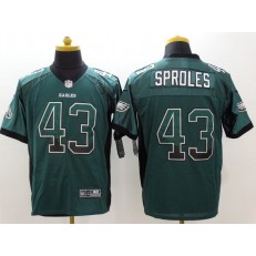 Philadelphia Eagles #43 Darren Sproles Green Drift Fashion NFL Nike Elite Men Jersey