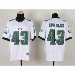 Philadelphia Eagles #43 Darren Sproles White Alternate Nike NFL New Elite Men Jersey