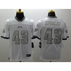 Philadelphia Eagles #43 Darren Sproles White Platinum NFL Nike Limited Men Jersey
