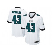 Philadelphia Eagles #43 Darren Sproles White Stitched NFL Reited Player Nike Game Men Jersey