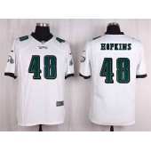Philadelphia Eagles #48 Wes Hopkins White Men Nike NFL Game Jersey