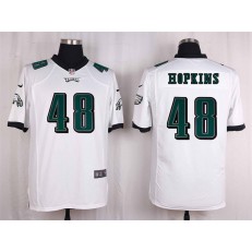 Philadelphia Eagles #48 Wes Hopkins White Men Nike NFL Game Jersey