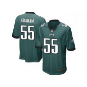 Philadelphia Eagles #55 Brandon Graham Midnight Green Stitched NFL Reited Player Nike Game Men Jersey