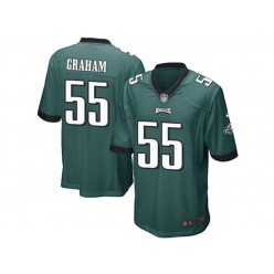 Philadelphia Eagles #55 Brandon Graham Midnight Green Stitched NFL Reited Player Nike Game Men Jersey