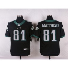 Philadelphia Eagles #81 Jordan Matthews Black Alternate Men Stitched Nike NFL New Elite Jersey