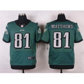 Philadelphia Eagles #81 Jordan Matthews Midnight Green Team Color Men Stitched Nike NFL New Elite Jersey
