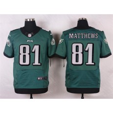 Philadelphia Eagles #81 Jordan Matthews Midnight Green Team Color Men Stitched Nike NFL New Elite Jersey