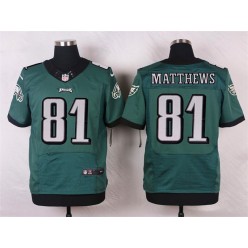 Philadelphia Eagles #81 Jordan Matthews Midnight Green Team Color Men Stitched Nike NFL New Elite Jersey