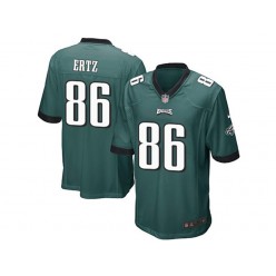 Philadelphia Eagles #86 Zach Ertz Midnight Green Stitched NFL Reited Player Nike Game Men Jersey