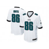 Philadelphia Eagles #86 Zach Ertz White Stitched NFL Reited Player Nike Game Men Jersey