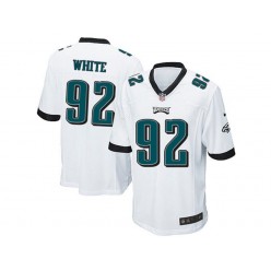 Philadelphia Eagles #92 Reggie White White Stitched NFL Reited Player Nike Game Men Jersey