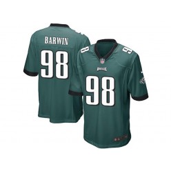 Philadelphia Eagles #98 Connor Barwin Midnight Green Stitched NFL Reited Player Nike Game Men Jersey