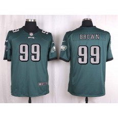 Philadelphia Eagles #99 Jerome Brown Dark Green Men Nike NFL Game Jersey