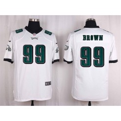 Philadelphia Eagles #99 Jerome Brown White Men Nike NFL Game Jersey