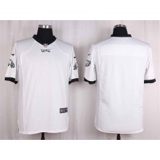Philadelphia Eagles Blank White Men Nike NFL Game Jersey