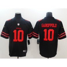 San Francisco 49ers #10 Jimmy Garoppolo Black Vapor Untouchable Limited Nike NFL Men Jersey