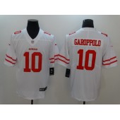 San Francisco 49ers #10 Jimmy Garoppolo White 2017 Vapor Untouchable Stitched NFL Nike Limited Men Jersey
