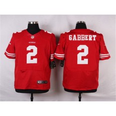 San Francisco 49ers #2 Blaine Gabbert Elite Red Team Color Nike NFL Men Jersey