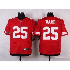 San Francisco 49ers #25 Jimmie Ward Elite Red Team Color Nike NFL Men Jersey