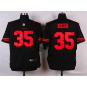 San Francisco 49ers #35 Eric Reid Elite Black Nike NFL Men Jersey