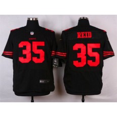 San Francisco 49ers #35 Eric Reid Elite Black Nike NFL Men Jersey