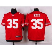 San Francisco 49ers #35 Eric Reid Elite Red Team Color Nike NFL Men Jersey