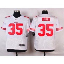 San Francisco 49ers #35 Eric Reid Elite White Nike NFL Men Jersey