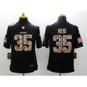 San Francisco 49ers #35 Eric Reid Salute to Service Black Limited Nike NFL Men Jersey
