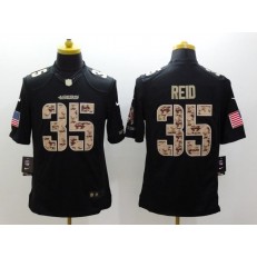 San Francisco 49ers #35 Eric Reid Salute to Service Black Limited Nike NFL Men Jersey