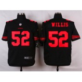 San Francisco 49ers #52 Patrick Willis Elite Black Nike NFL Men Jersey