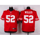 San Francisco 49ers #52 Patrick Willis Elite Red Team Color Nike NFL Men Jersey