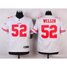 San Francisco 49ers #52 Patrick Willis Elite White Nike NFL Men Jersey