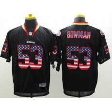 San Francisco 49ers #53 NaVorro Bowman 2014 USA Flag Fashion Black Elite Nike NFL Men Jersey