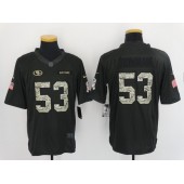 San Francisco 49ers #53 NaVorro Bowman Anthracite 2016 Salute to Service Limited Nike NFL Men Jersey