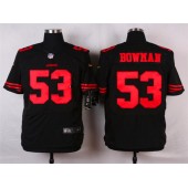 San Francisco 49ers #53 NaVorro Bowman Elite Black Nike NFL Men Jersey