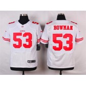 San Francisco 49ers #53 NaVorro Bowman Elite White Nike NFL Men Jersey