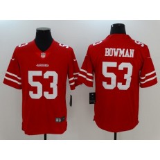 San Francisco 49ers #53 NaVorro Bowman Red Vapor Untouchable Limited Nike NFL Men Jersey