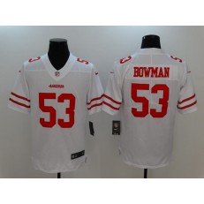 San Francisco 49ers #53 NaVorro Bowman White 2017 Vapor Untouchable Stitched NFL Nike Limited Men Jersey