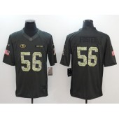 San Francisco 49ers #56 Reuben Foster Anthracite 2016 Salute to Service Limited Nike NFL Men Jersey