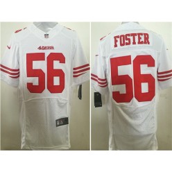 San Francisco 49ers #56 Reuben Foster Elite White Nike NFL Men Jersey