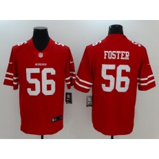 San Francisco 49ers #56 Reuben Foster Red Vapor Untouchable Limited Nike NFL Men Jersey