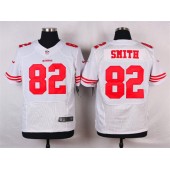 San Francisco 49ers #82 Torrey Smith Elite White Nike NFL Men Jersey