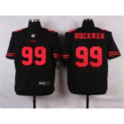 San Francisco 49ers #99 DeForest Buckner Elite Black Nike NFL Men Jersey