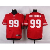 San Francisco 49ers #99 DeForest Buckner Elite Red Team Color Nike NFL Men Jersey
