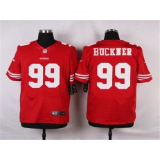 San Francisco 49ers #99 DeForest Buckner Elite Red Team Color Nike NFL Men Jersey